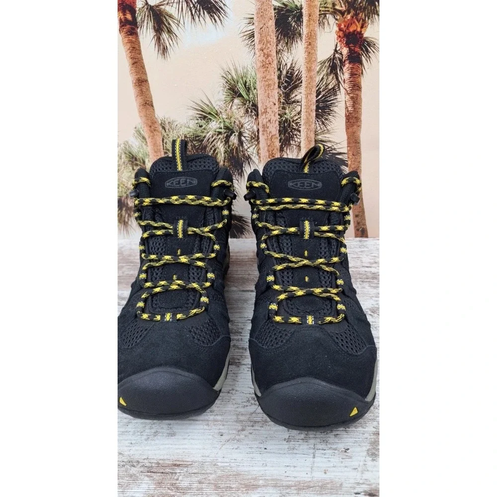 Keen Headout Waterproof Hiking Boot Mens 13 Black Lemon Curry
